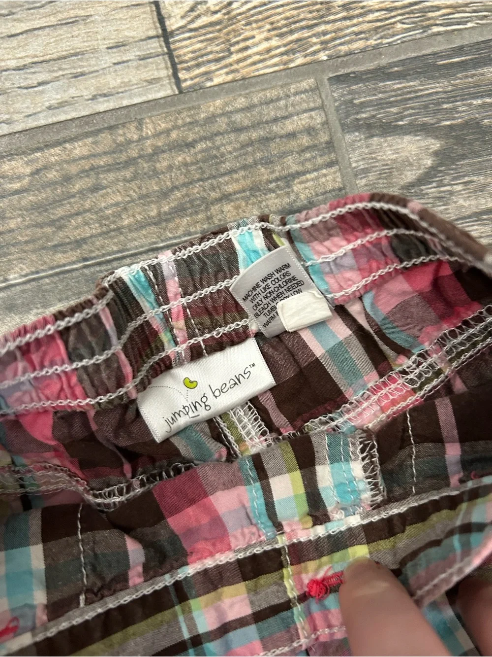 Jumping Beans 2011 Pink Plaid Shorts Size 3T